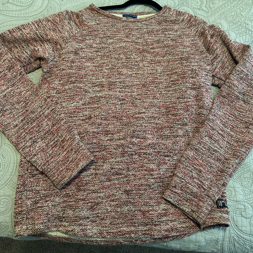 Scotch and Soda Men’s Red/Black Sweater Large
